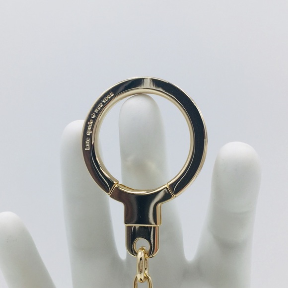 ‼️SOLD‼️ Kate Spade Queen Bee Pom Pom Key Fob Bag Charm - Picture 6 of 8